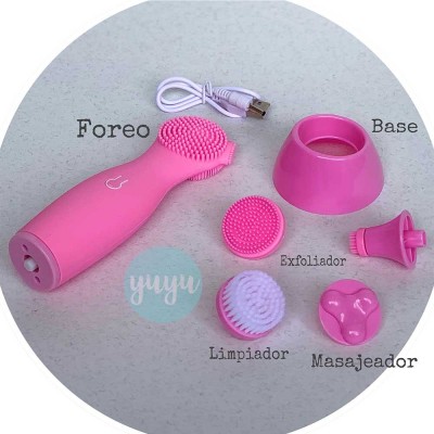 yuyuforyou KIT FOREO, LIMPIADOR Y MASAJEADOR