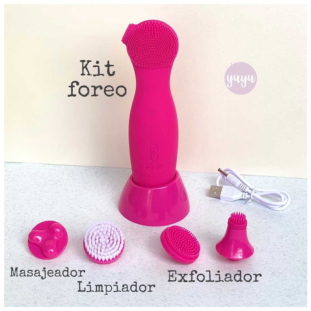 yuyuforyou KIT FOREO, LIMPIADOR Y MASAJEADOR