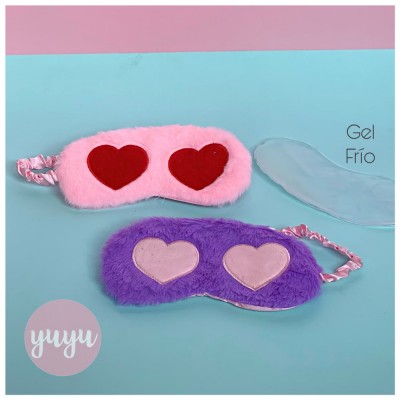 yuyuforyou TAPA OJOS DE CORAZONES CON GEL