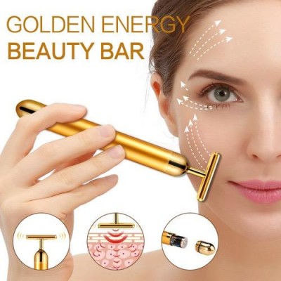 yuyuforyou MASAJEADOR FACIAL BARRA DORADA BEAUTY BAR