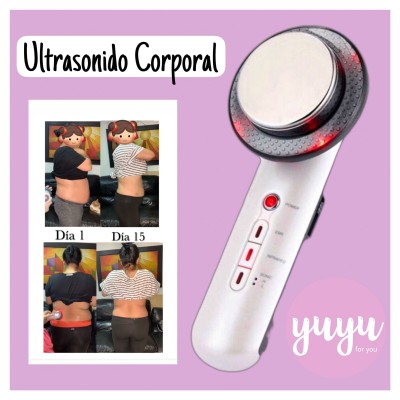 YUYU FOR YOU ULTRASONIDO 3 EN 1 CON ELECTROESTIMULACIÓN Y RAYOS INFRARROJOS MSC104