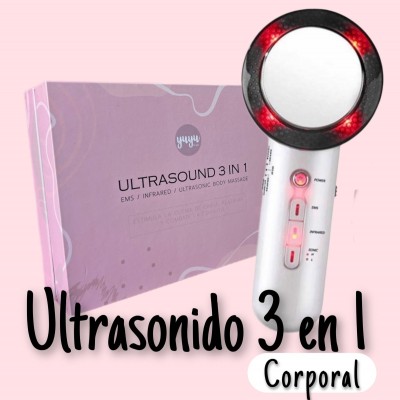 YUYU FOR YOU ULTRASONIDO 3 EN 1 CON ELECTROESTIMULACIÓN Y RAYOS INFRARROJOS MSC104