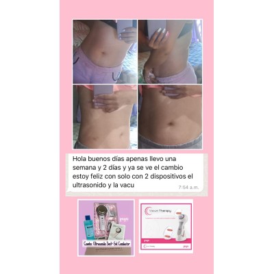 Quema Grasa y Moldea con Body Innovation, Vacumterapia y Ultrasonido (incluye gel)