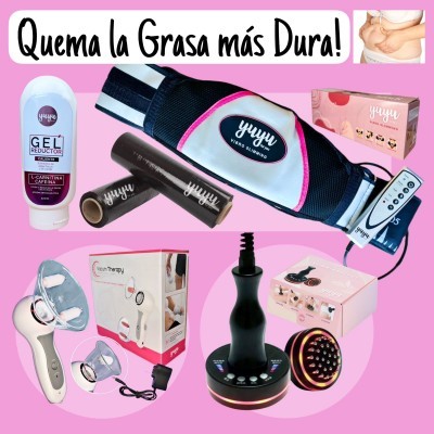 Quema la Grasa mas Dura! con la Radiofrecuencia, Faja Vibro (gel & papel yodado) y Vacum.