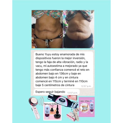 Complementa tu GYM con Radiofrecuencia, Faja Vibro y Criolipolisis.