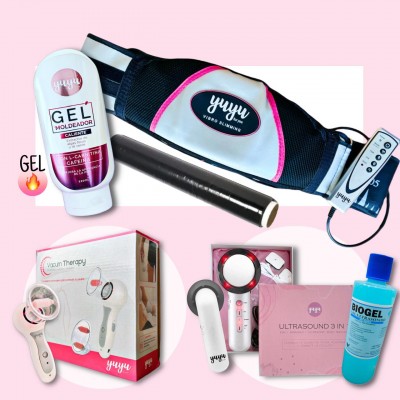 COMBO 3- elimina grasa, tonifica, define y moldea. yuy for you. faja. gel caliente