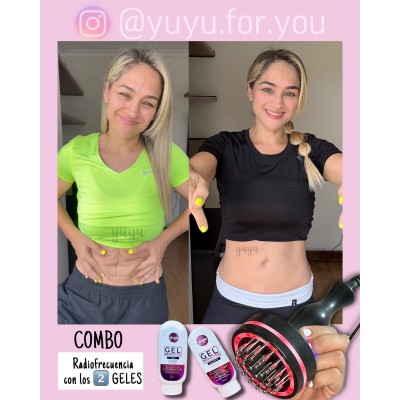 COMBO RADIOFRECUENCIA CON GEL FRIO Y GEL CALIENTE. yuyu for you- reduce grasa y flacidez