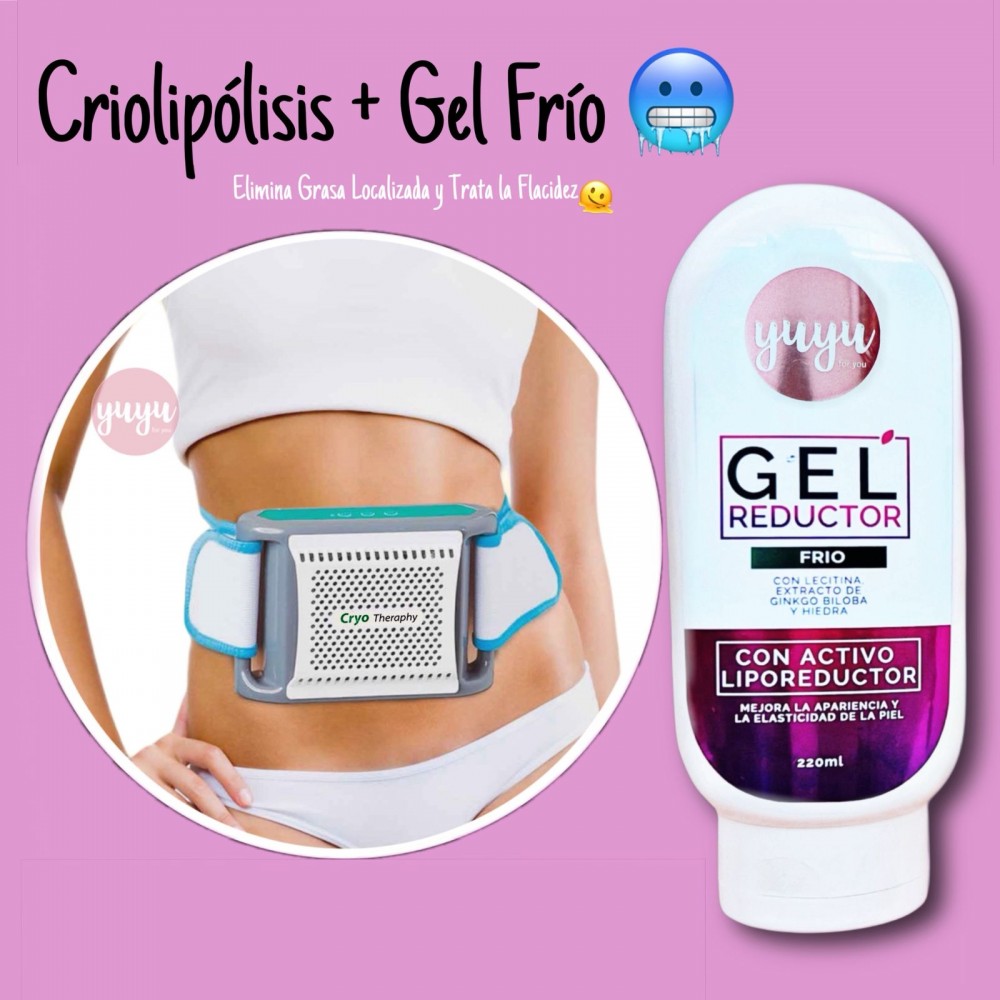 MSC115+GEL, CRIOLIPÓLISIS + GEL FRÍO, REDUCE LA FLACIDEZ Y GRASA
