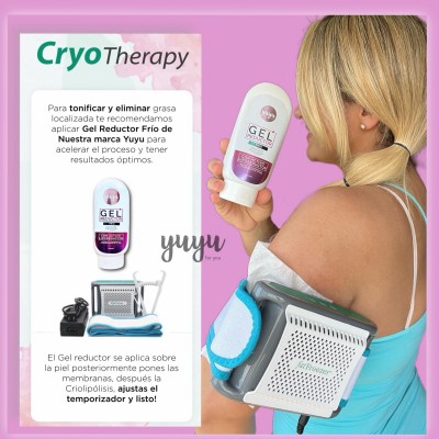 MSC115+GEL, CRIOLIPÓLISIS + GEL FRÍO, REDUCE LA FLACIDEZ Y GRASA
