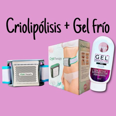 MSC115+GEL, CRIOLIPÓLISIS + GEL FRÍO, REDUCE LA FLACIDEZ Y GRASA