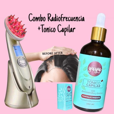 YUYU-FOR-YOU-RADIO-CAPILAR-COMBO RADIOFRECUENCIA CAPILAR Y TONICO ANTI CAIDA