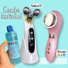 COMBO RODILLO R.F Y ULTRASONIDO FACIAL CON GEL CONDUCTOR