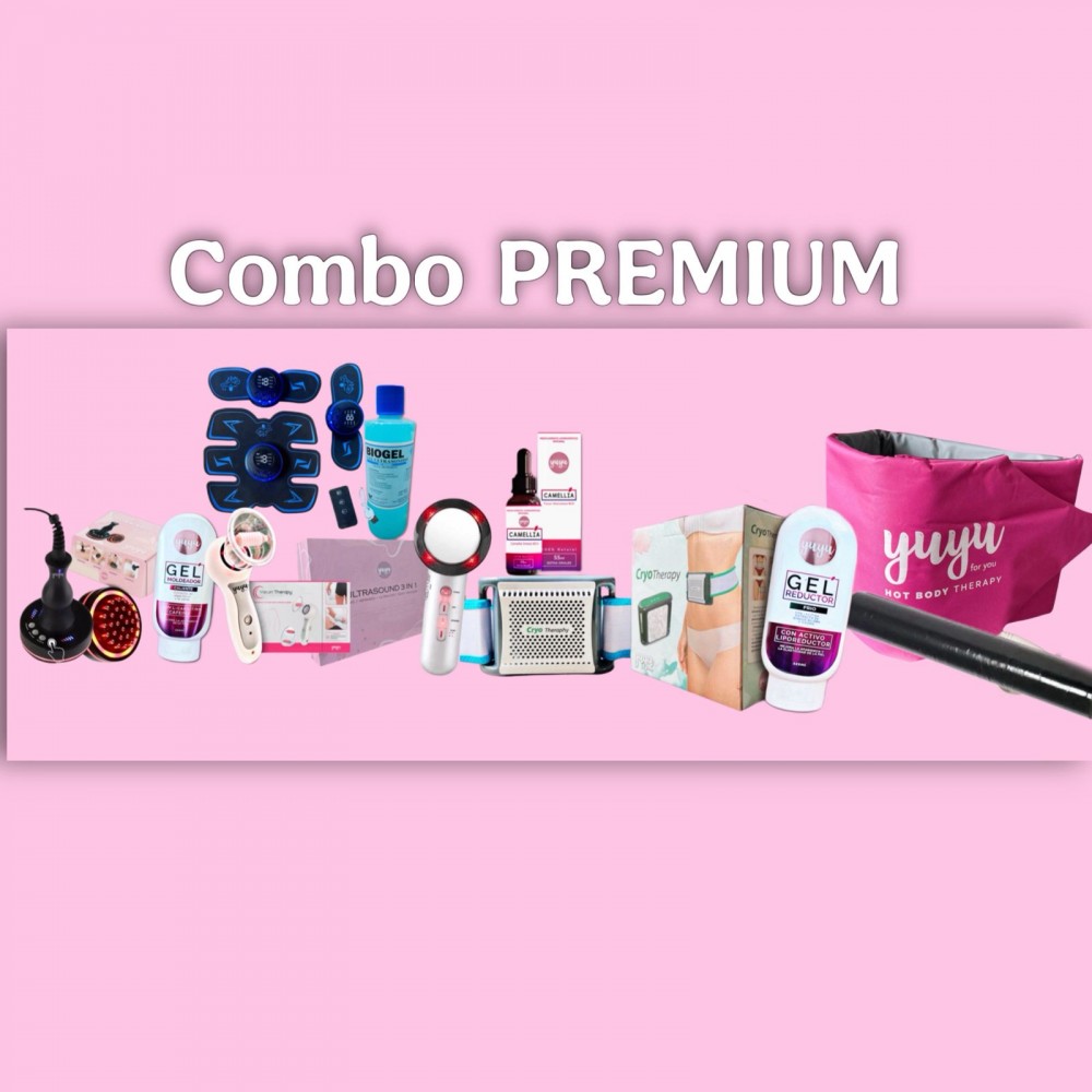 Combo Premium, baja en Medidas, Tonifica, Moldea, Elimina Celulitis y Mejora Flacidez.