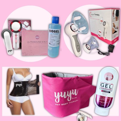 COMBO 3- elimina grasa, tonifica, define y moldea. yuy for you. faja. gel caliente